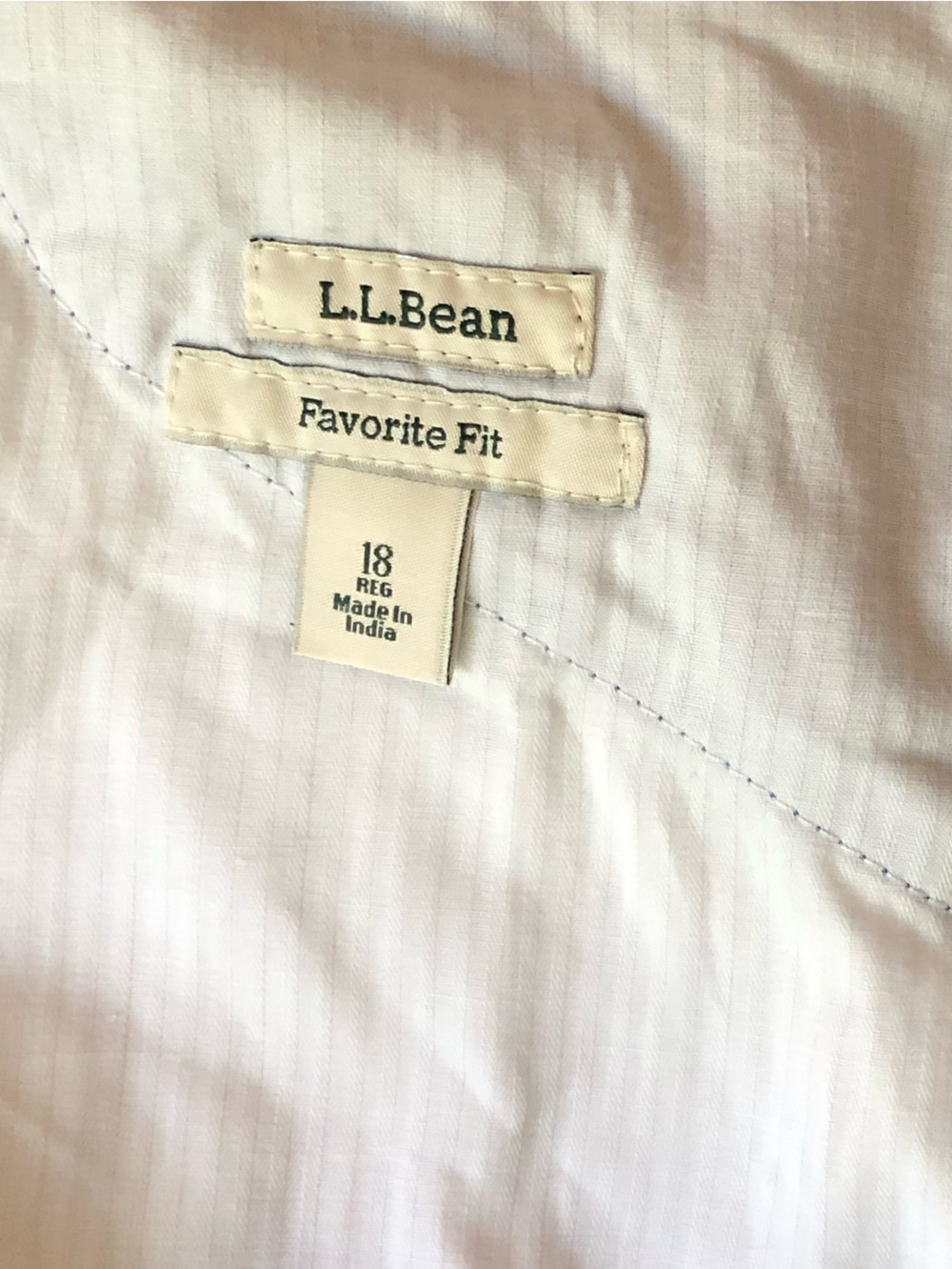 L.L.Bean Luxe Lightweight Linen Blend Blue Ankle Cargo Pants Size 18 - Picture 11 of 11